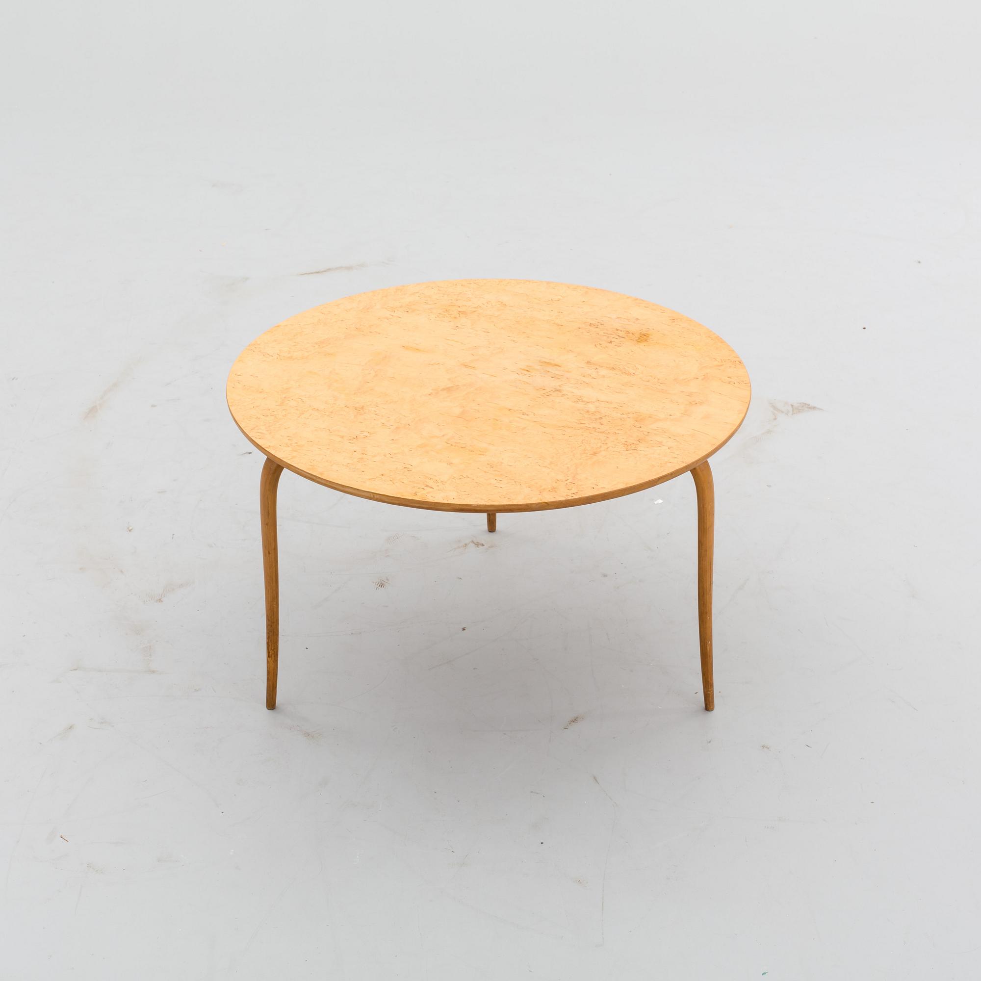 BRUNO MATHSSON, soffbord, "Annika", etikettmärkt Karl Mathsson Värnamo 1936.