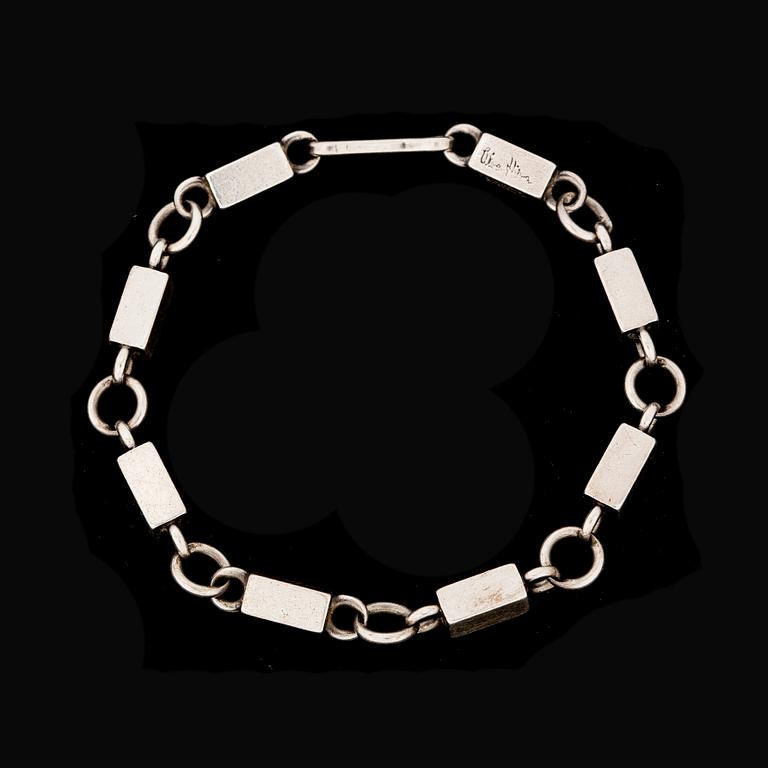 ARMLÄNK, sterlingsilver. Wiwen Nilsson, Lund 1958. Vikt ca 26 gram.