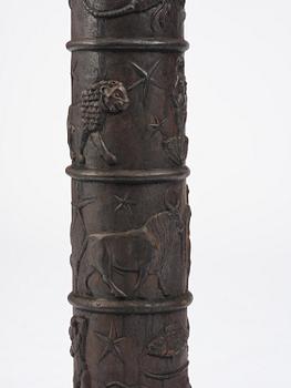 Johannes Dahl, piedestal, "Solvisare", Näfveqvarns bruk, Swedish Grace.
