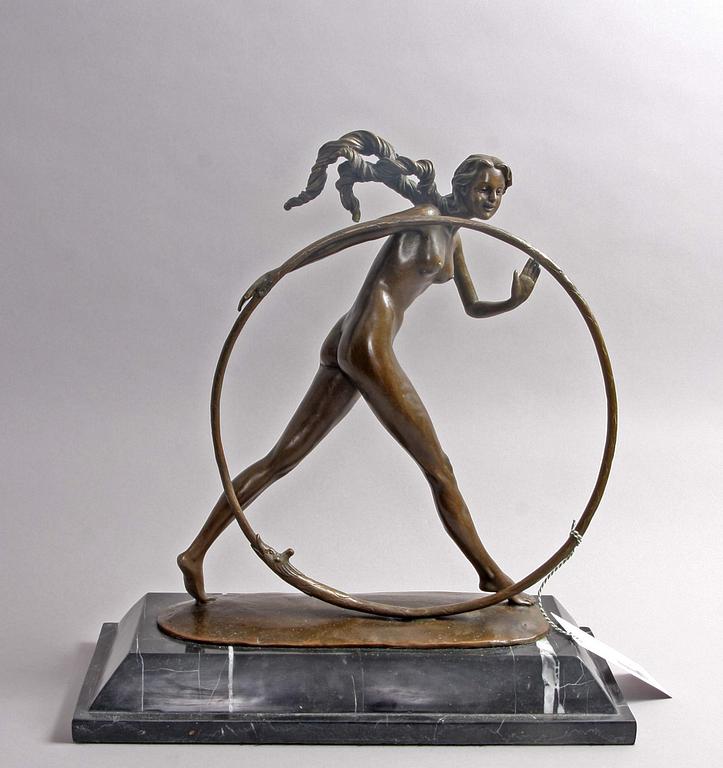 SKULPTUR, brons. 1900/2000-tal.