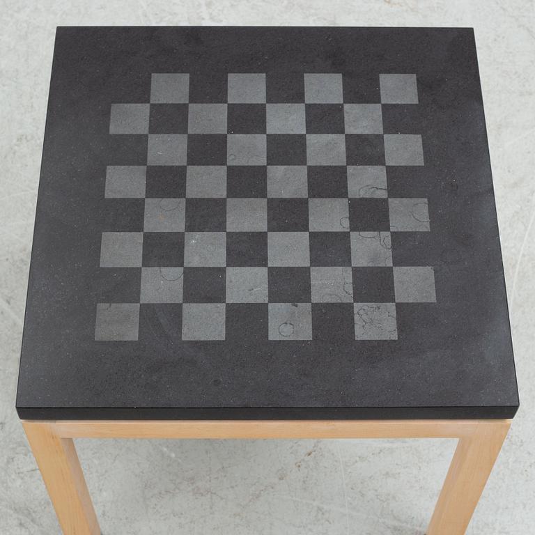 A "Blåse" chess table, G.A.D. Gotland, Sweden.