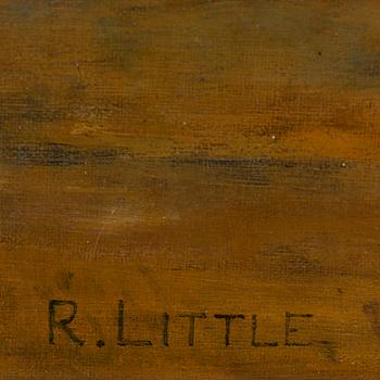 UNKNOWN ARTIST, 19th Century, oil on canvas, signed R. Little.