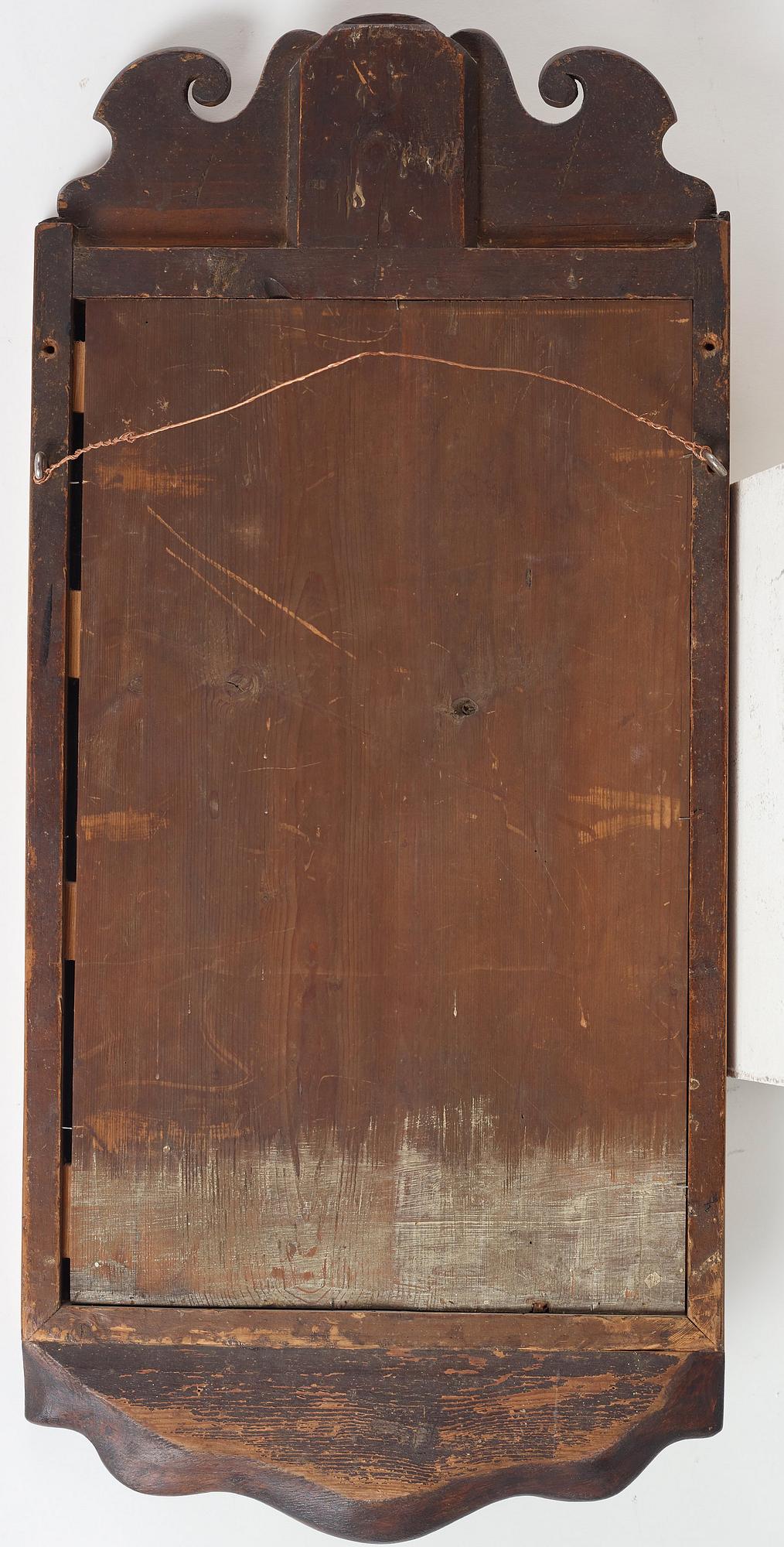 SPEGELGLASMÅLNING, Qingdynastin, Qianlong (1736-95).