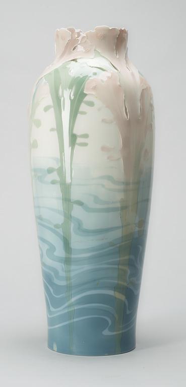 KARL & WALDEMAR LINDSTRÖM, vas, Rörstrand, omkring 1900, jugend.