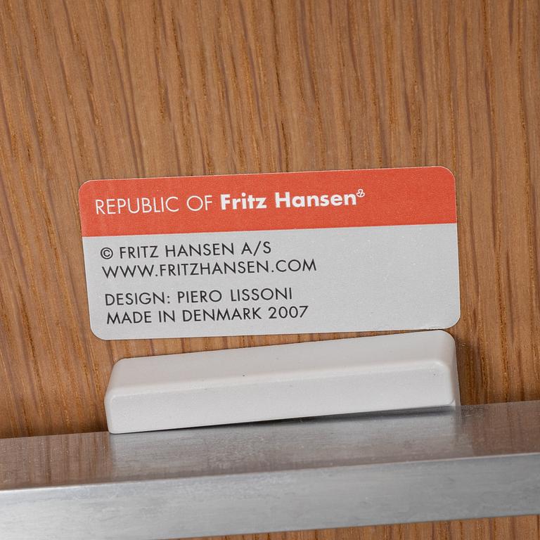 Fritz Hansen, an oak and aluminium model 'PL200' easy chair, Fritz Hansen, Denmark 2007.