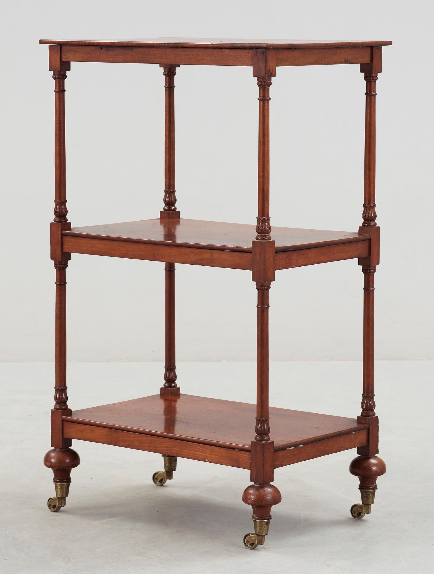 ETAGERE, mahogny, 1800-tal.