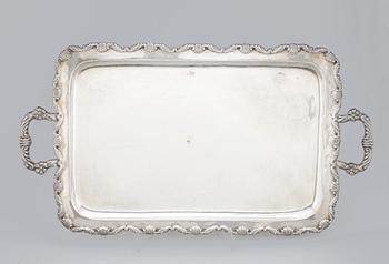 BRICKA, sterling silver, Peru, 1900-tal. Vikt ca 1900 g.