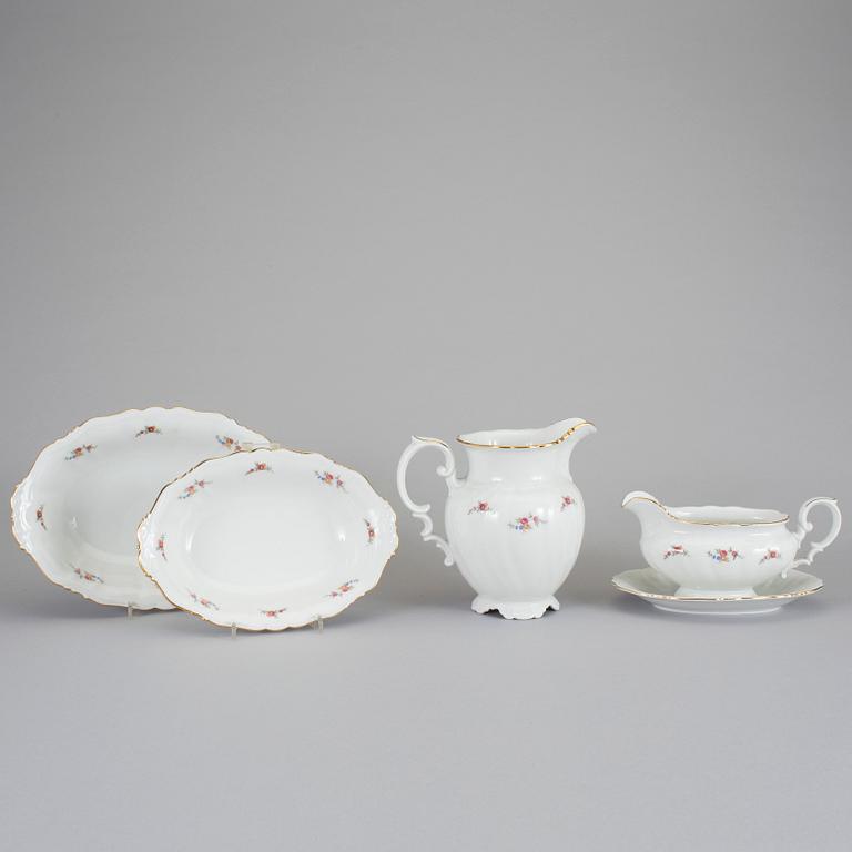 MATSERVIS, porslin, Rörstrand 1956, 55 delar.