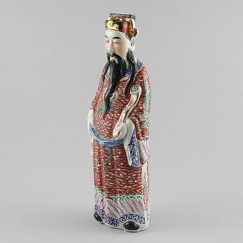 FIGURIN, porslin, Kina, omkring 1900-talets mitt.