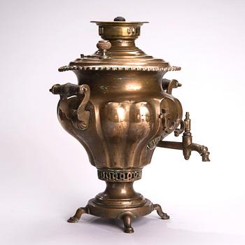 A bass samovar factory Vorontsov, Tula, Russia turn of the century 1800/1900.