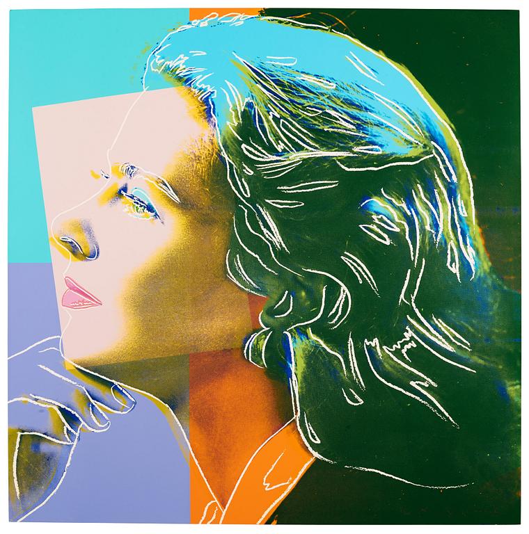 Andy Warhol, "Three portraits of Ingrid Bergman by Andy Warhol".
