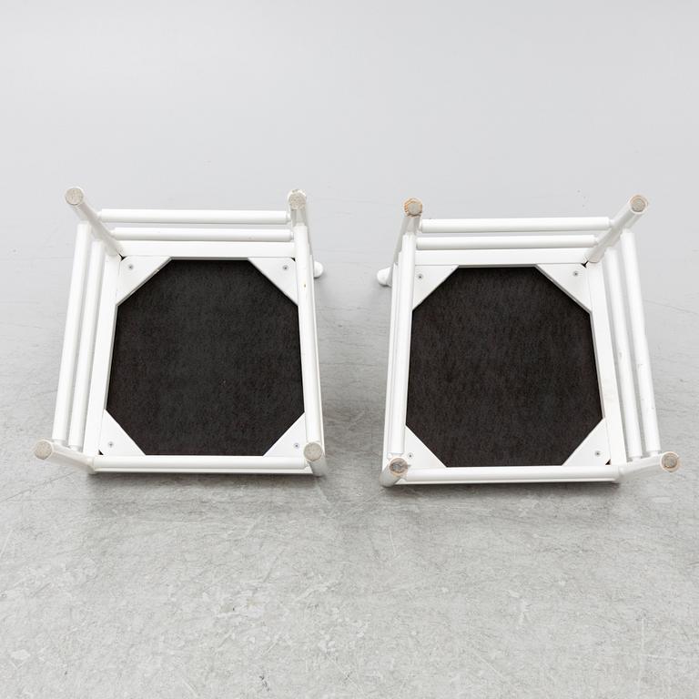 Josef Frank, Chairs, 4 pcs, model B 2025, Svenskt Tenn, after 1985.