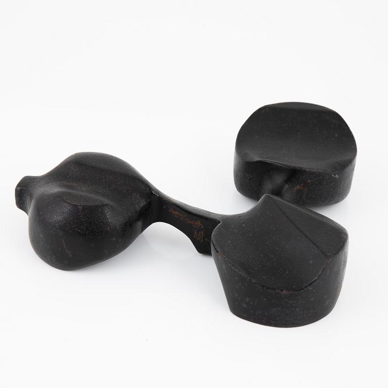 Björn Selder, sculpture, signed, numbered, iron.