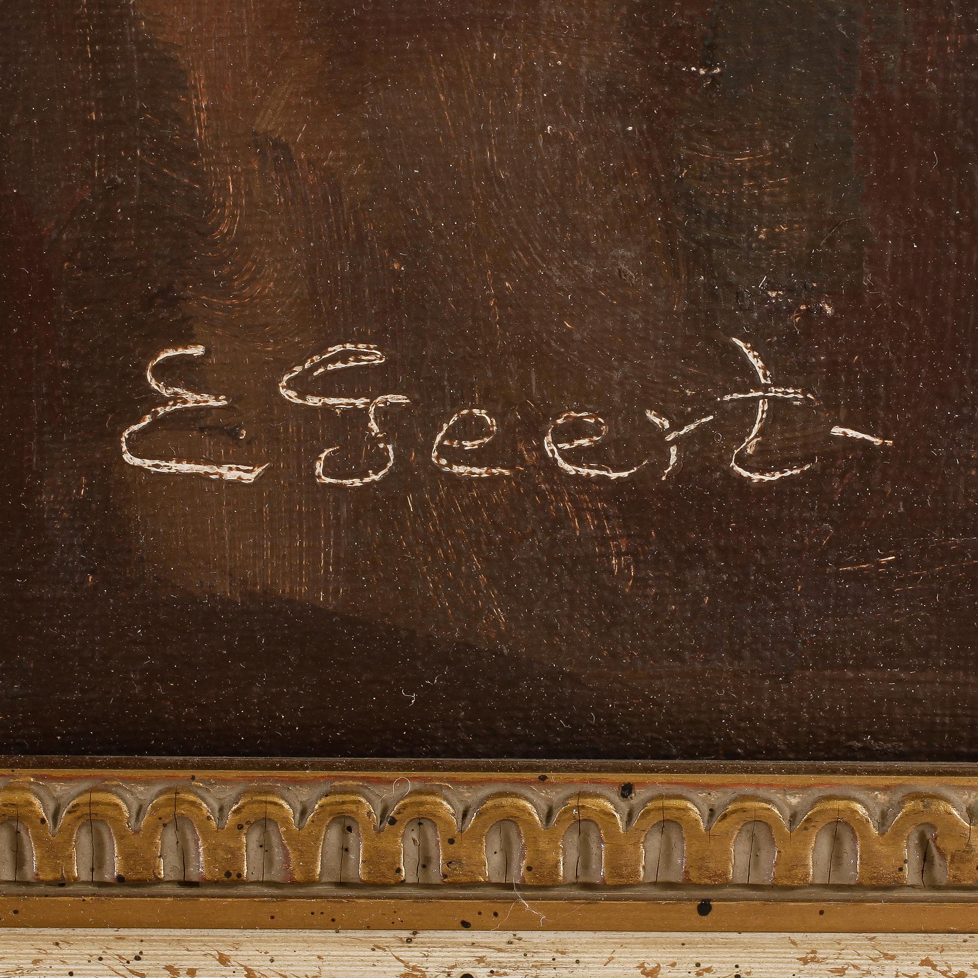 EDITH GEERT, olja på duk, signerad.