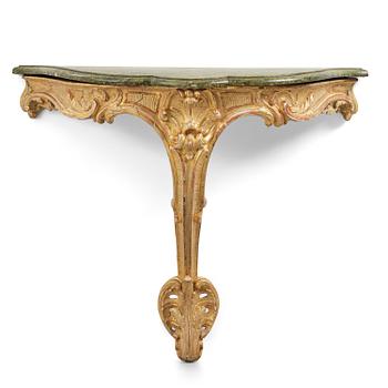 47. A Swedish Rococo console table.