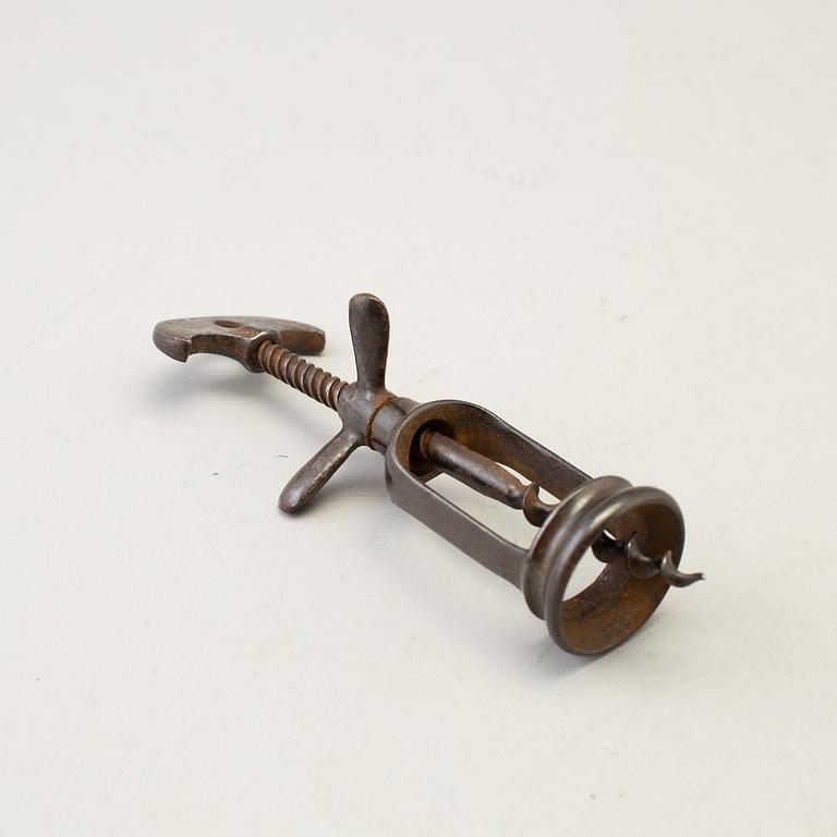 A set of five cork screws, 19th/20th century.