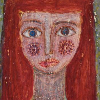 Max Walter Svanberg, Girl with red hair.