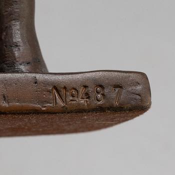 LISA LARSON, skulptur, brons, signerad och numrerad No 487.