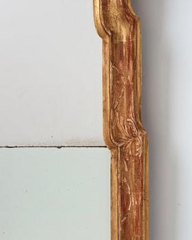 A transitional Baroque/Rococo mirror.