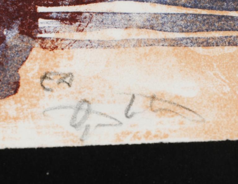 ÖRJAN WIKSTRÖM, 2 st, färglitografier, signerade, en märkt EA, en 5/100.