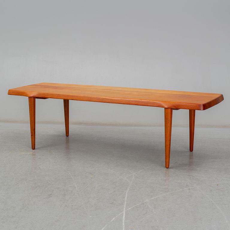JOHN BONÉ, sofa table, Denmark. Second half of the 20th century. Signed.