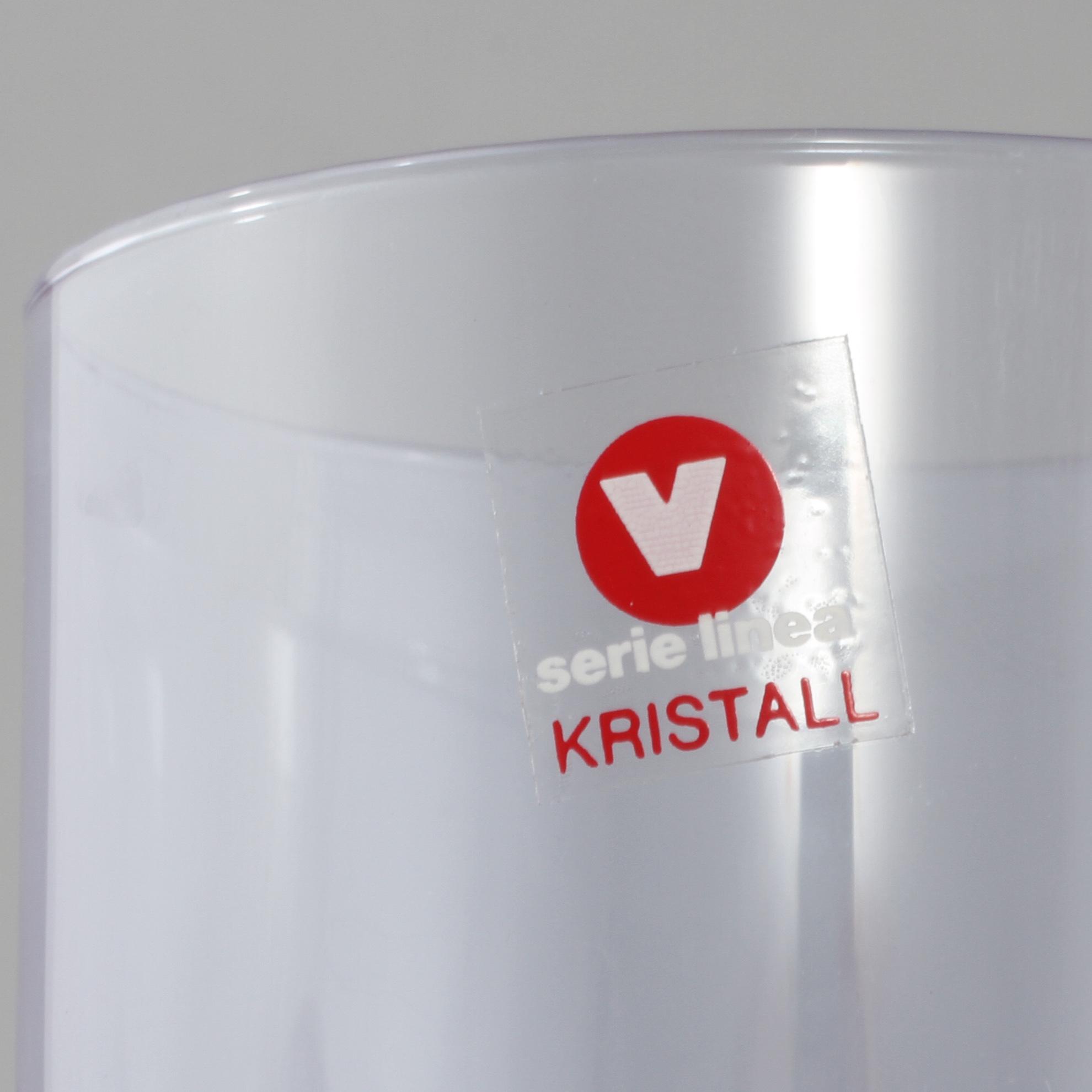 GLASSERVIS, 16 delar, "Linea", 1900-talets andra hälft.