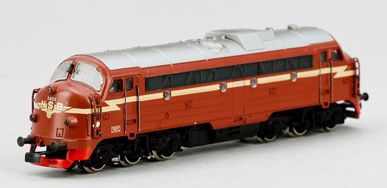 DISELLOK, Märklin H0, Norsk Di3 NSB “3.605” (typ My)  1900/2000-tal.