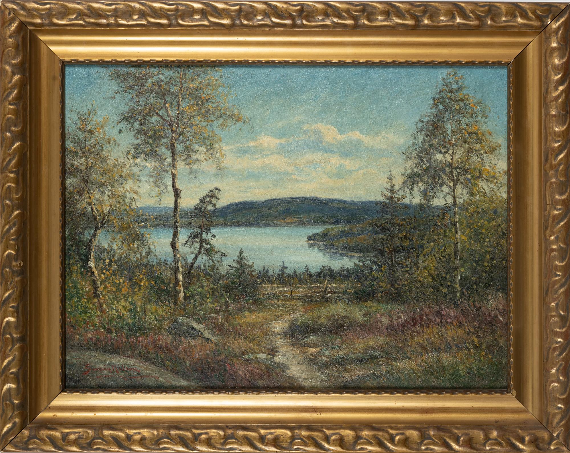 Severin Nilson, Lake Landscape.