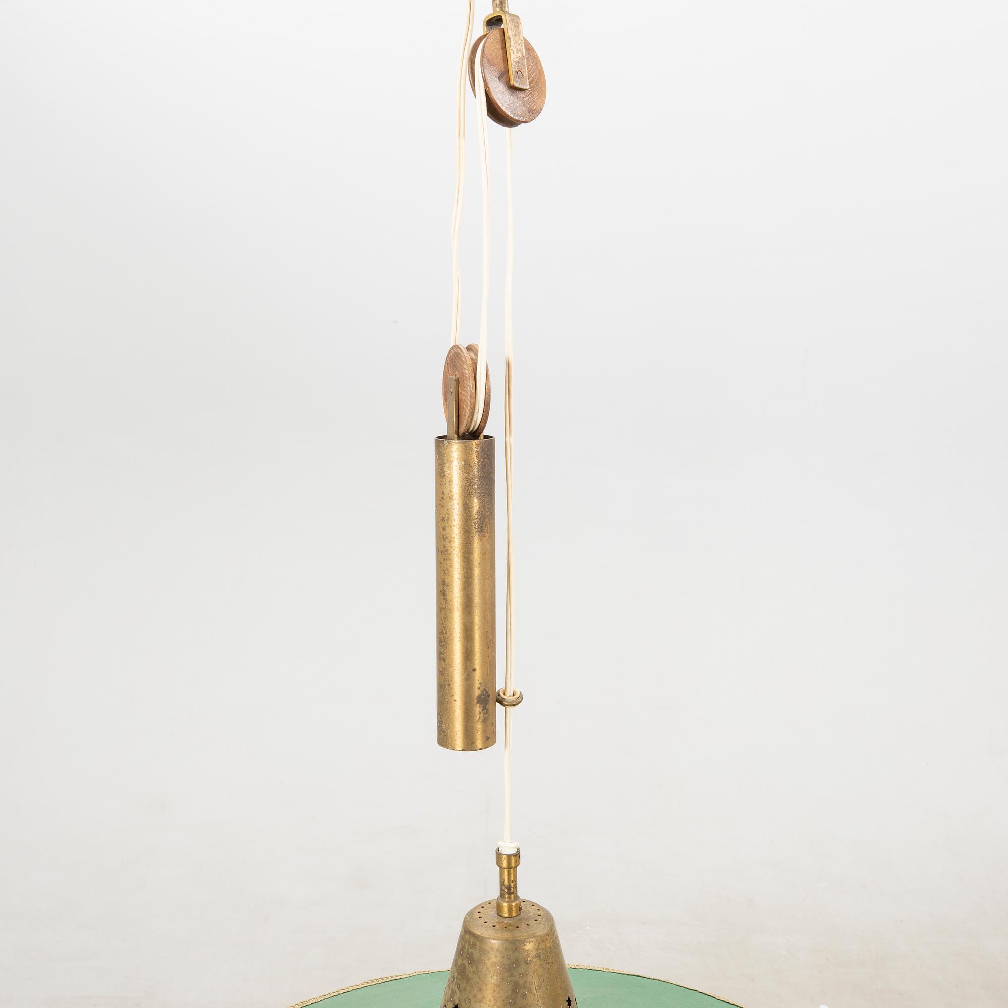 Ceiling lamp Bergbom, mid-20th century.