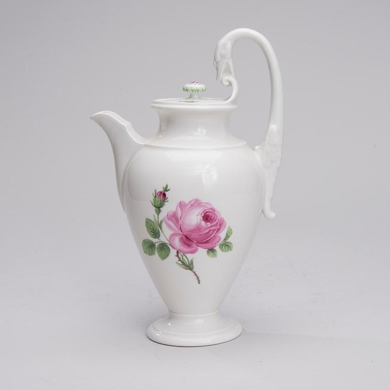 KAFFEKANNA, porslin, Meissen 1920-tal, empirestil.