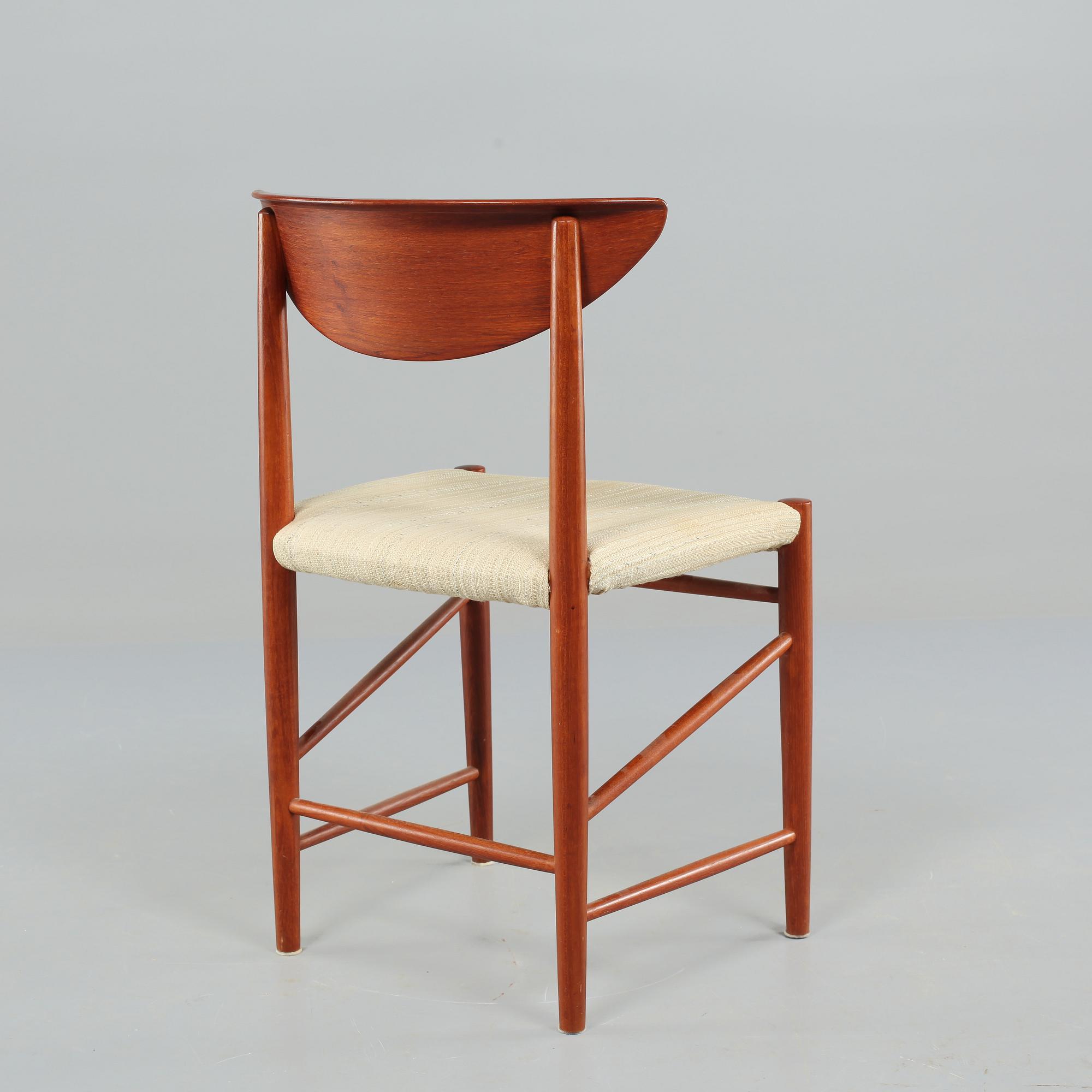 STOLAR, 4 st, "316", Peter Hvidt och Orla Mølgaard-NielsenSøborg Møbler, Danmark, 1950/1960-tal.