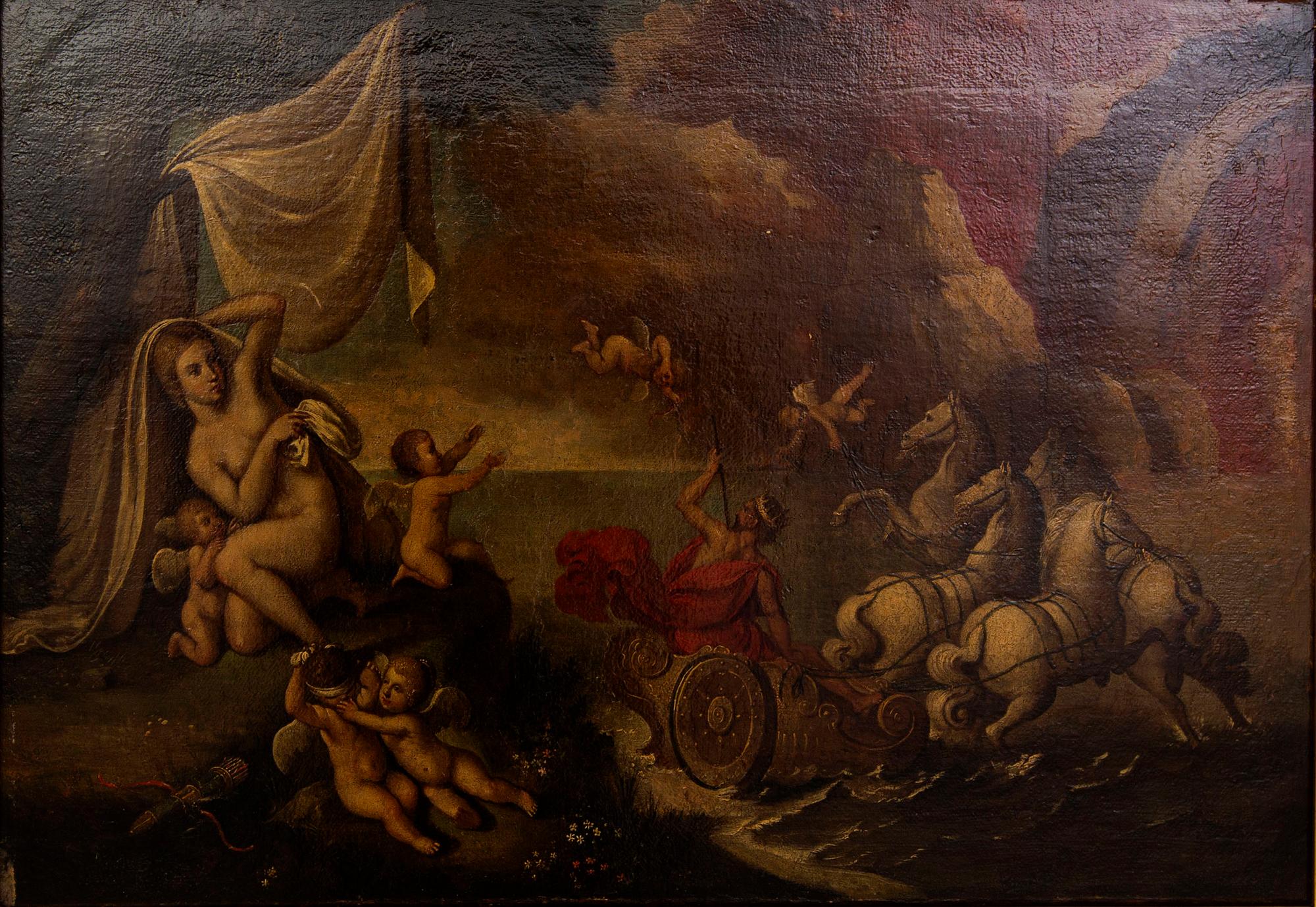 Girolamo Romanino, follower to 17/18th century oil on canvas.