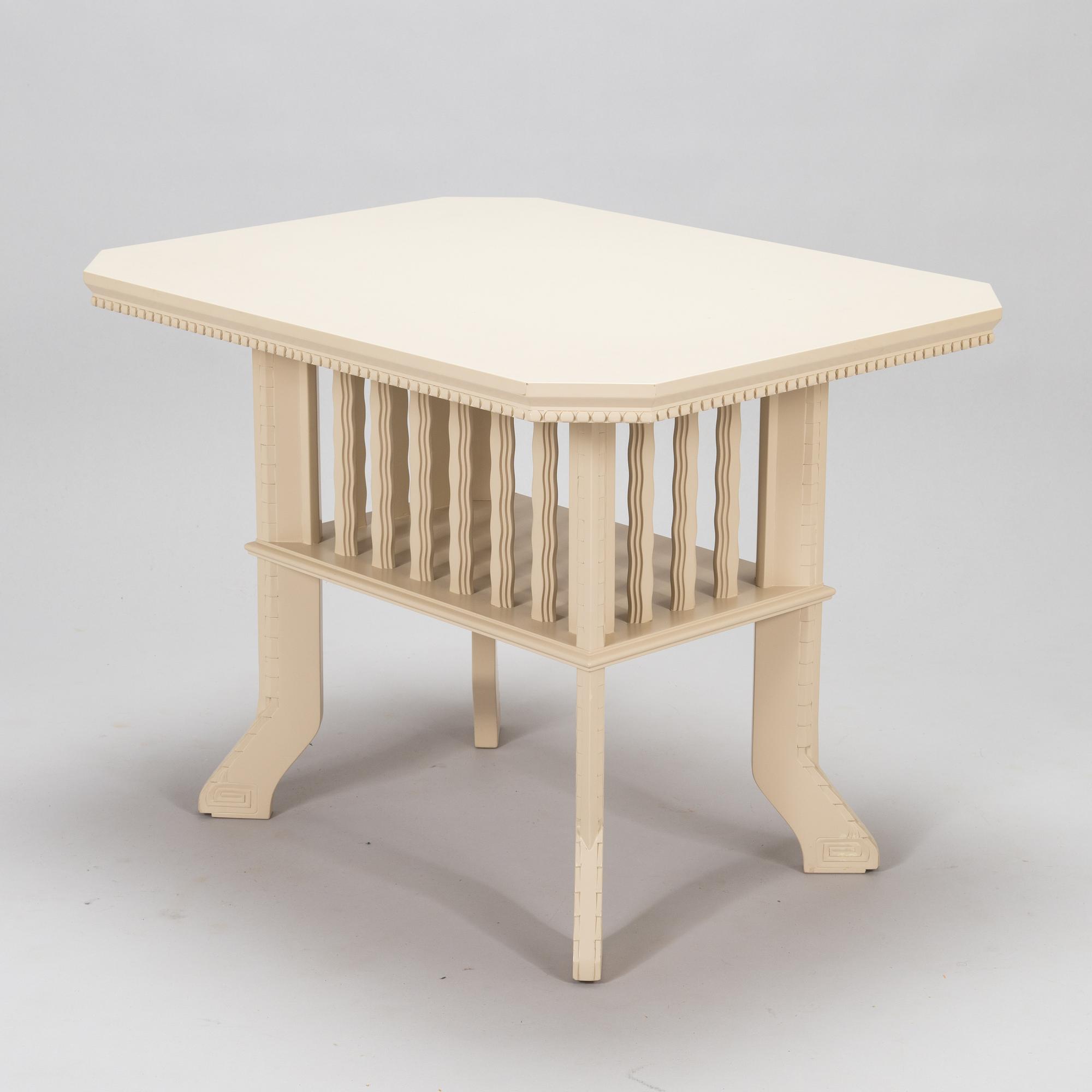 Eliel Saarinen, bord, "White Suite (Hvitträsk)", Adelta 1980-tal.