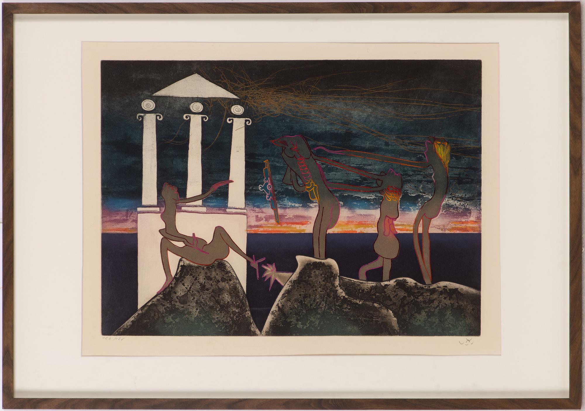 Roberto Matta, From "The arc, obscure of hours".