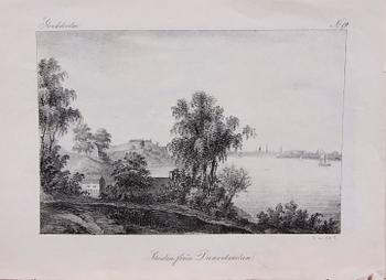 PARTI TRYCK, ca 100 delar, 1800-tal.