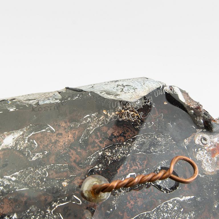 Bertil Vallien, unique sculpture, Kosta Boda.