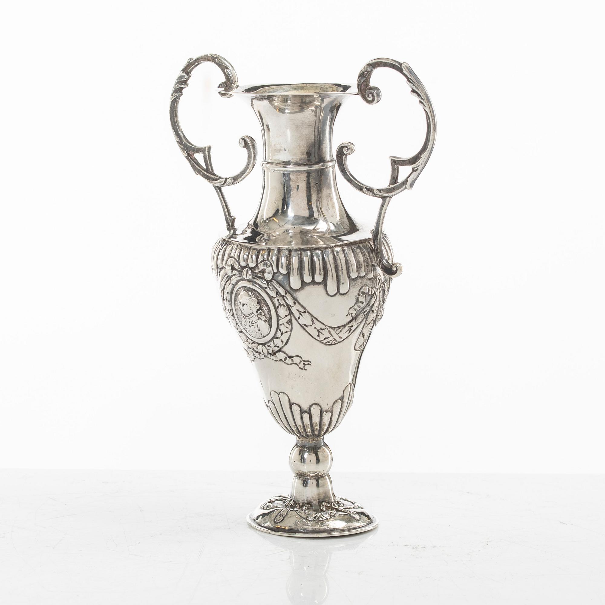 Vas, silver, Tyskland, omkring sekelskiftet 1900.