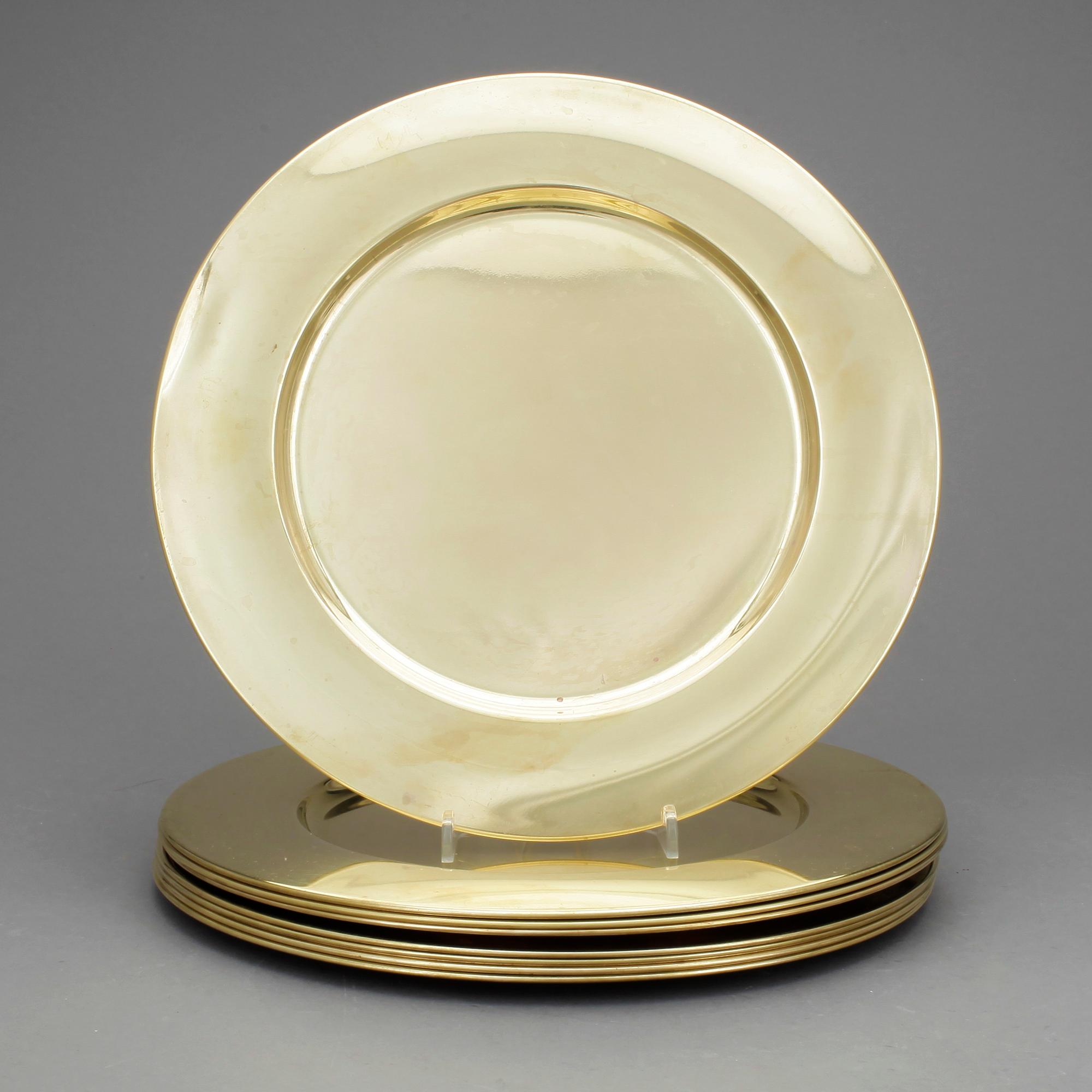 KUVERTTALLRIKAR, 8 st, mässing, Stelton, Danmark, 1900-talets senare hälft.