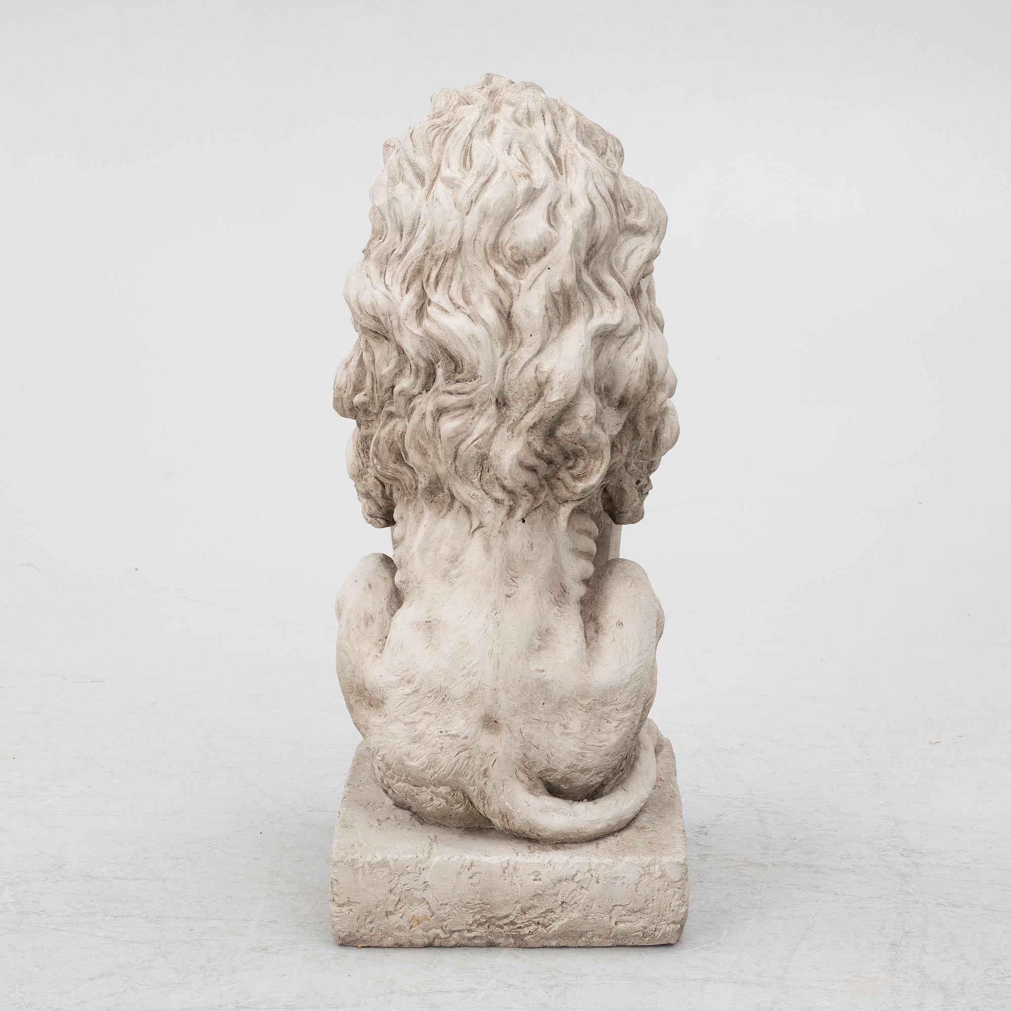 A stone composite sculpture, 20th Century.