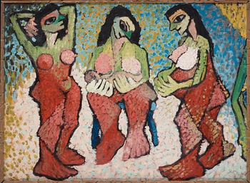 Mogens Lohmann, "Tre kvinnor" (Three women).