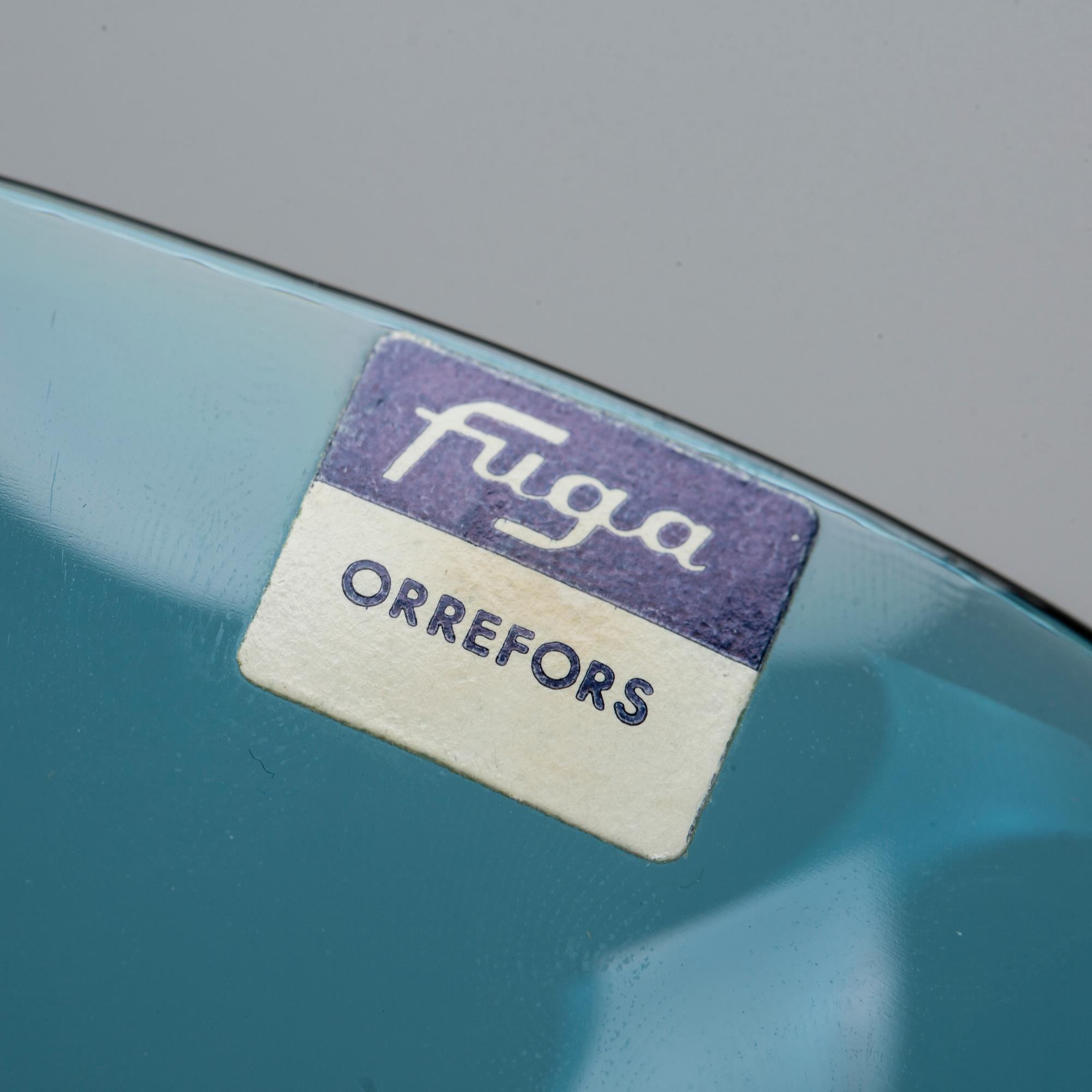 SKÅLAR, ca 16 st, glas "Fuga", Orrefors.