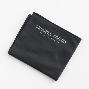 Greubel Forsey, display gloves and polishing cloth.