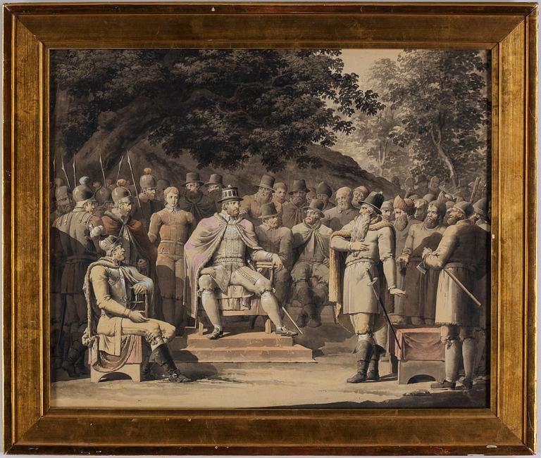 Pehr Emanuel Limnell, watercolour.