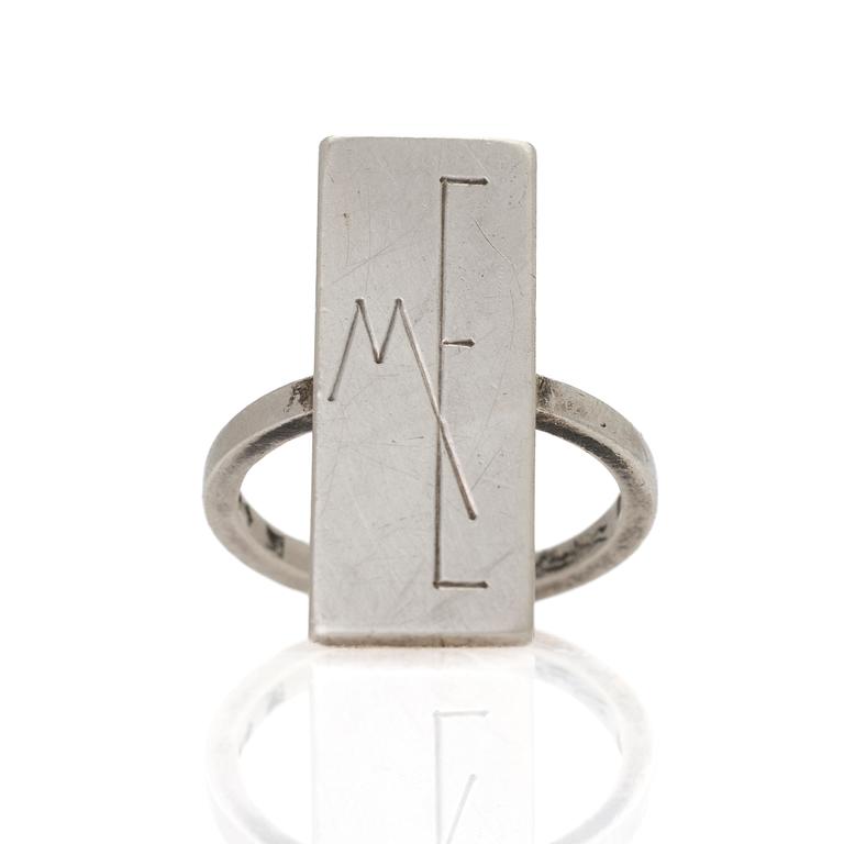 Wiwen Nilsson, ring, sterling silver, Lund.