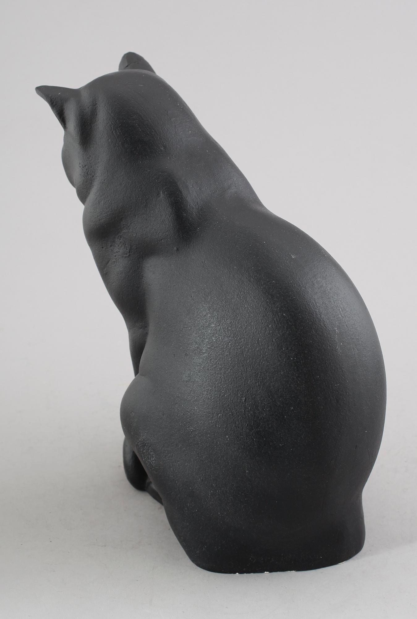 SKULPTUR, gjutjärn, "Jönssons katt", Anders Jönsson, Firma Svenskt Tenn, formgiven 1915.