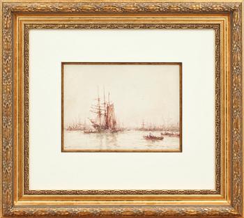 William Edward Webb · WILLIAM EDWARD WEBB, akvarell, sign.