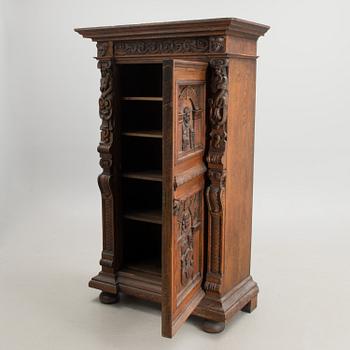 A LATE 19TH CENTURY WARDROBE / ARMOIRE.