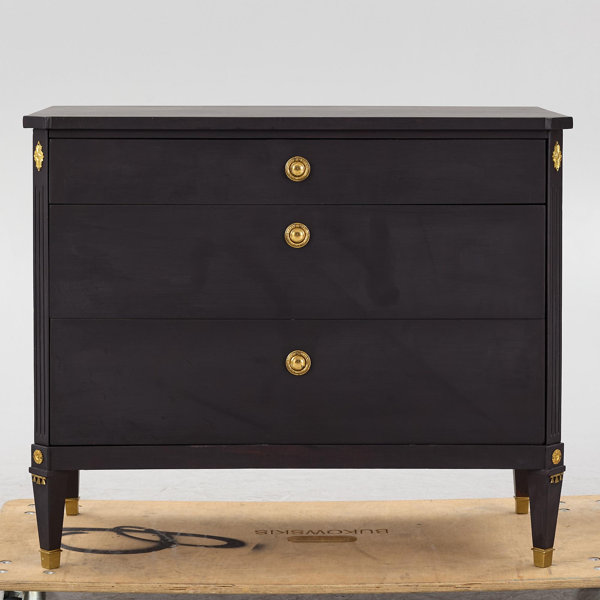 Byrå, gustaviansk stil, 1900-talets mitt.