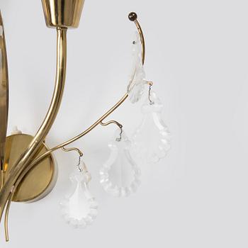 Maria Lindeman, vägglampor, ett par, 1900-talets mitt.