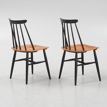 Ilmari Tapiovaara, a set of six 'Fanett' chairs from Edsbyverken, 1960's.